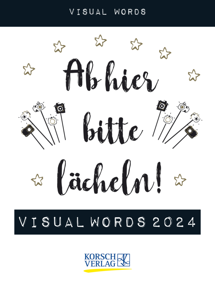 Cover: 9783731870531 | Visual Words 2024 | TypoArt Tages-Abreisskalender | Korsch Verlag