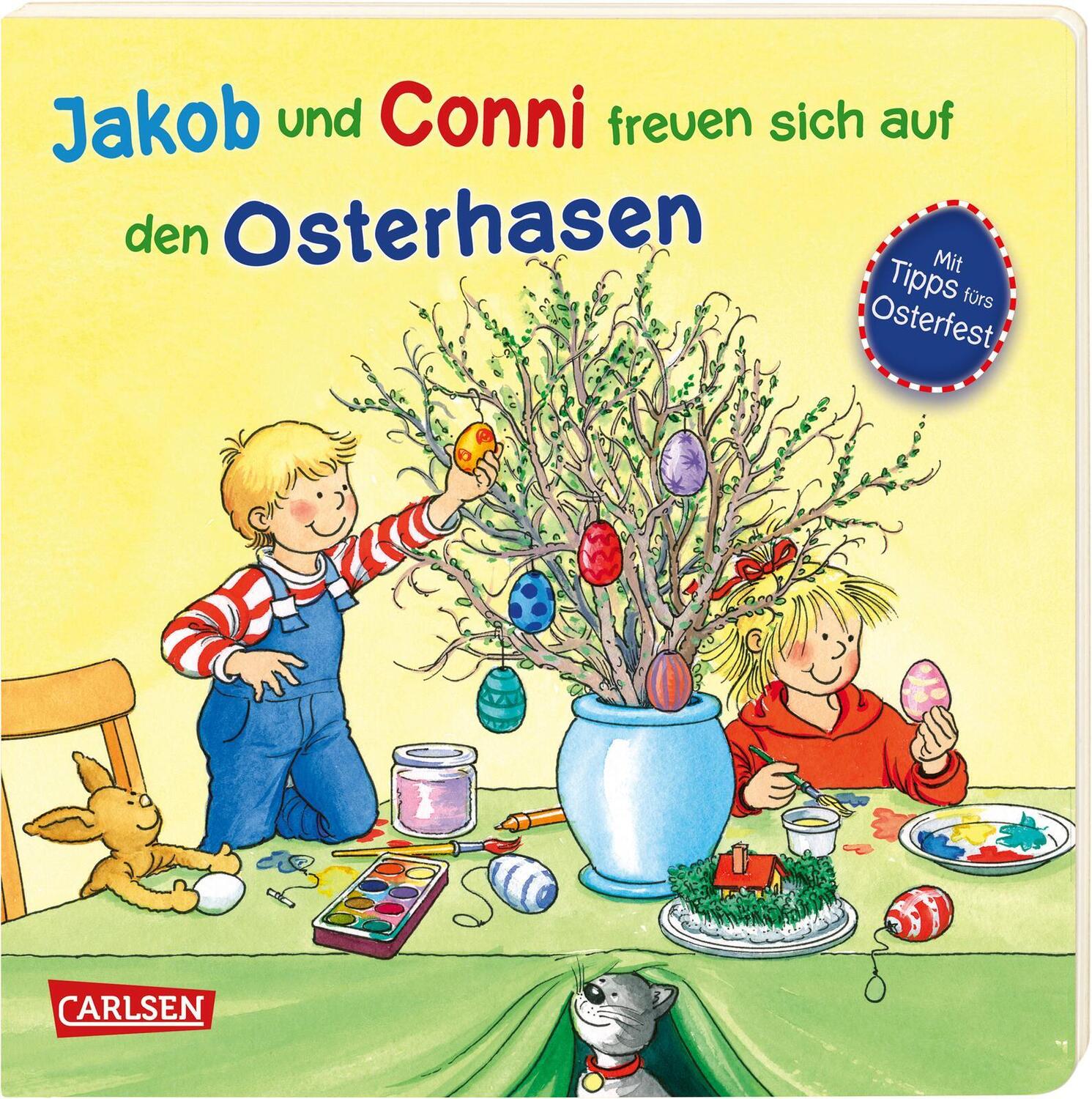Cover: 9783551170057 | Jakob und Conni freuen sich auf den Osterhasen | Sandra Grimm | Buch