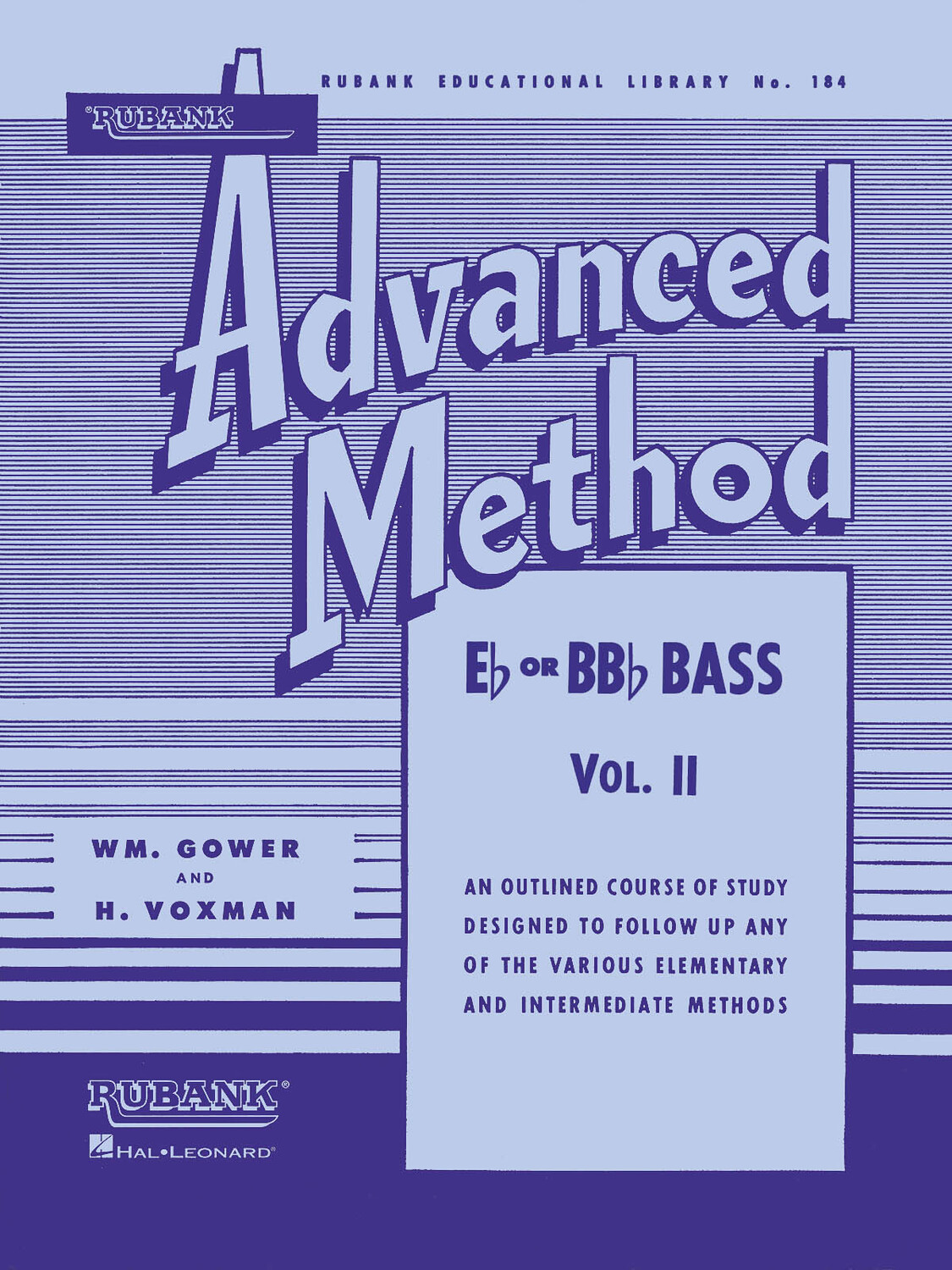 Cover: 73999704709 | Rubank Advanced Method, Vol. 2 - Bass/Tuba (B.C.) | Advanced Method