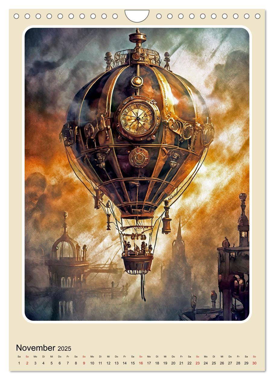 Bild: 9783383801624 | Steampunk Mobilität (Wandkalender 2025 DIN A4 hoch), CALVENDO...