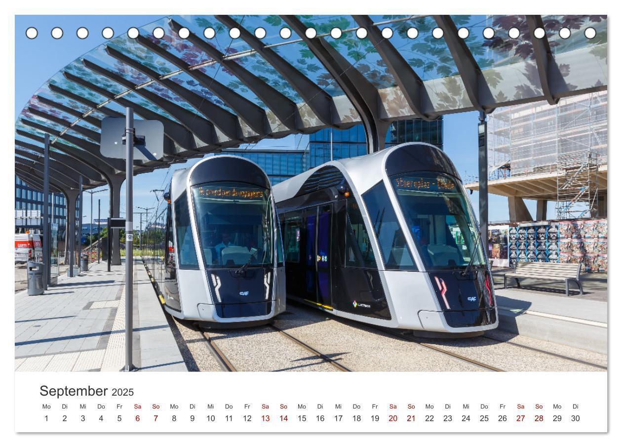 Bild: 9783435043972 | Trams und Straßenbahnen (Tischkalender 2025 DIN A5 quer), CALVENDO...