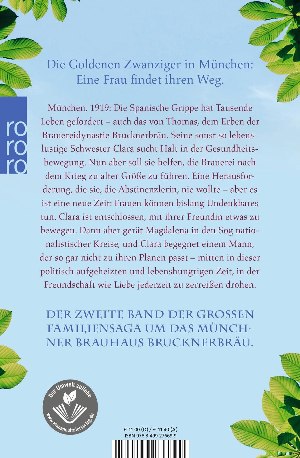 Rückseite: 9783499276699 | Das Brauhaus an der Isar: Im Sturm der Zeit | Julia Freidank | Buch