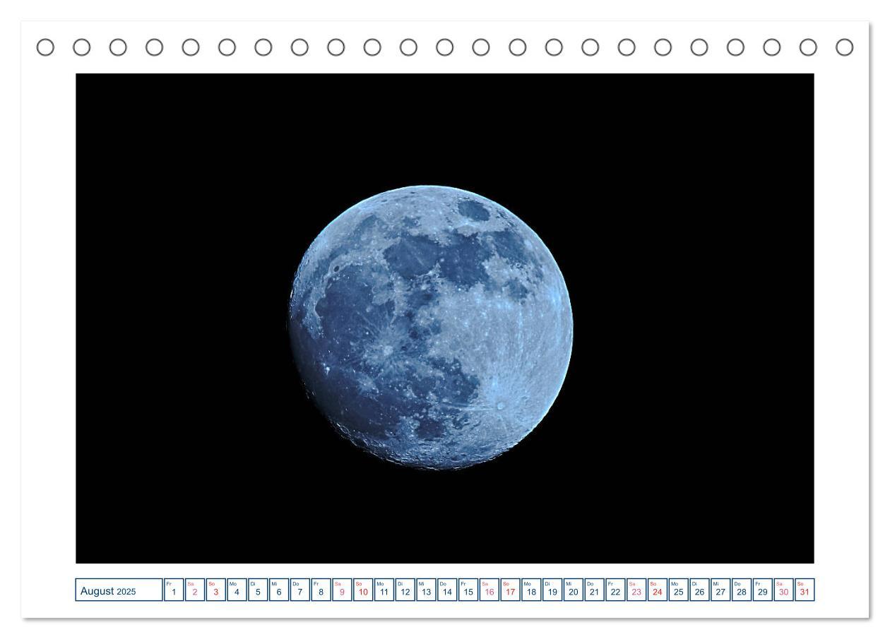 Bild: 9783435186785 | MoonMania (Tischkalender 2025 DIN A5 quer), CALVENDO Monatskalender