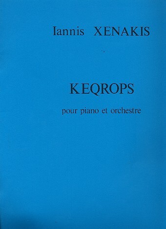 Cover: 9790048028487 | Keqrops Piano Et Orchestre Partition | Iannis Xenakis | Partitur