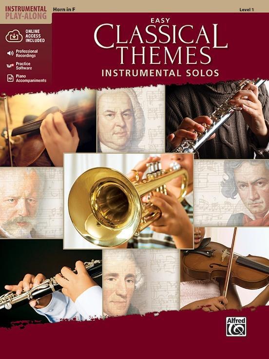 Cover: 9781470639891 | Easy Classical Themes Instrumental Solos: Horn in F, Book & Online...