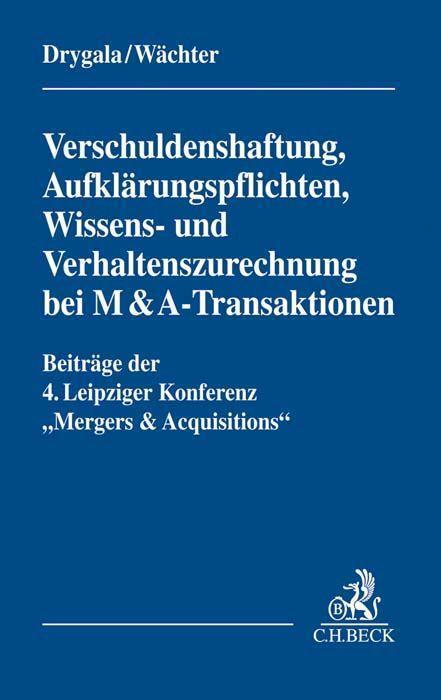 Cover: 9783406739156 | Verschuldenshaftung, Aufklärungspflichten, Wissens- und...