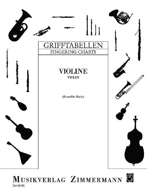 Cover: 9790010901299 | Grifftabelle für Violine | Violine. | Benedikt Bach | Broschüre | 1999