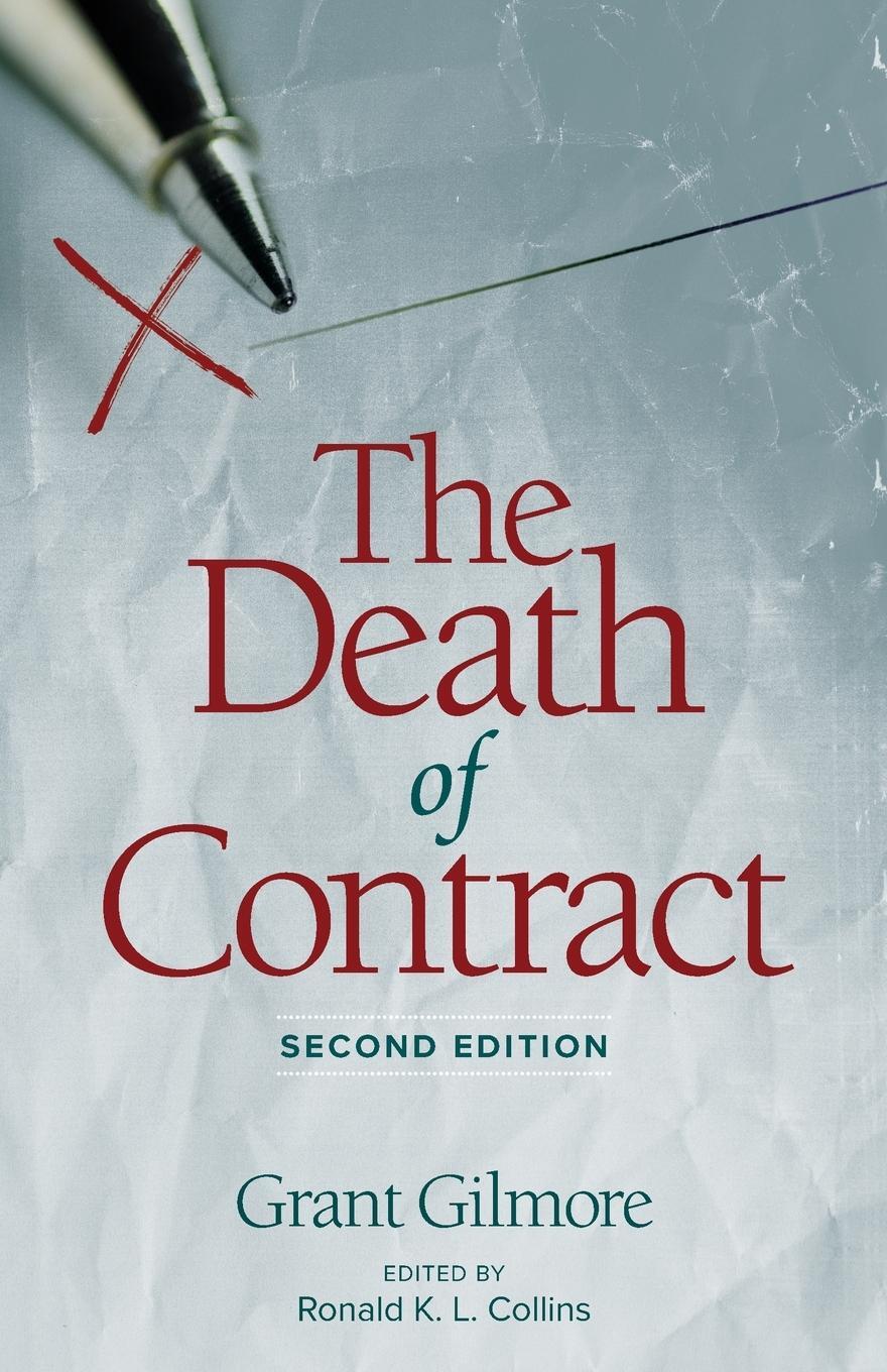 Cover: 9780814206768 | DEATH OF CONTRACT | SECOND EDITION | Grant Gilmore | Taschenbuch
