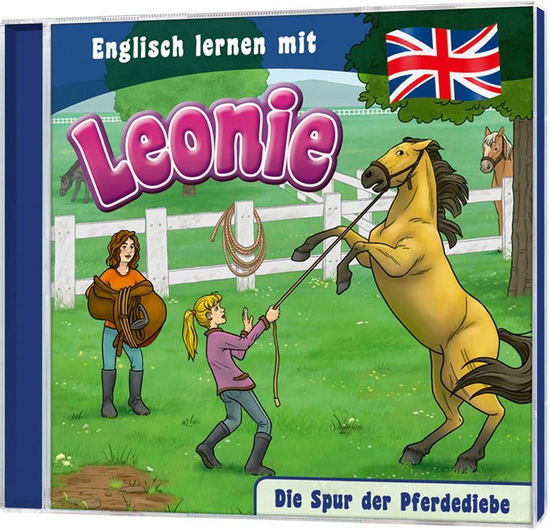 Cover: 4029856406824 | Die Spur der Pferdediebe | Englisch lernen mit Leonie | Audio-CD