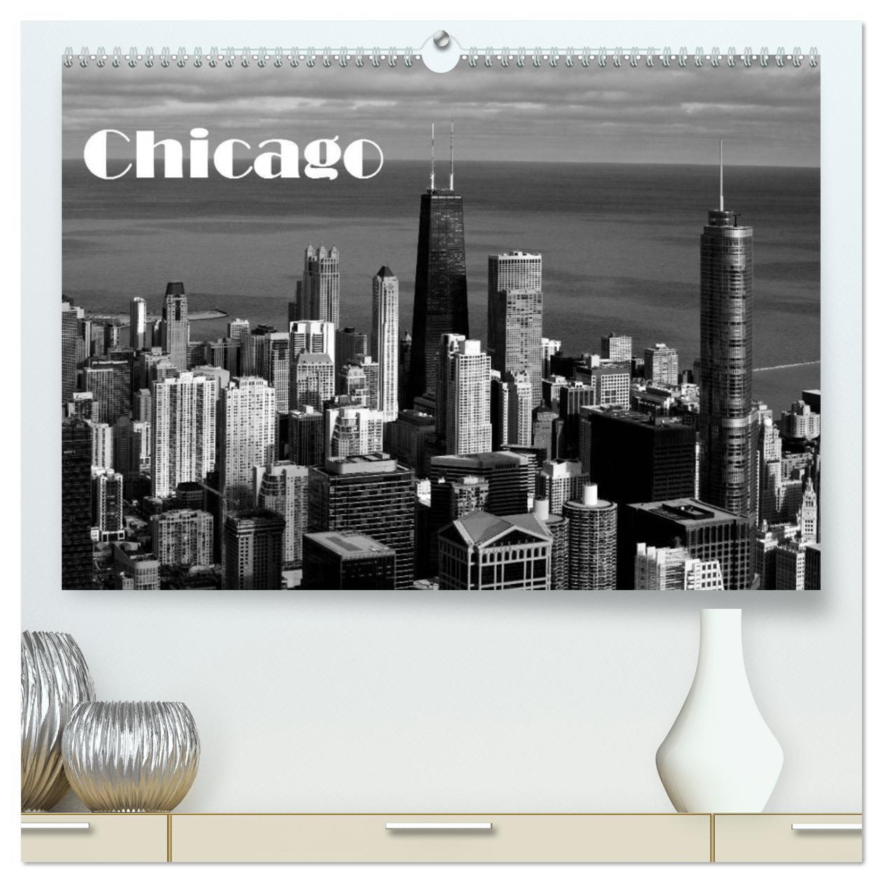 Cover: 9783383484216 | Chicago 2024 (hochwertiger Premium Wandkalender 2024 DIN A2 quer),...