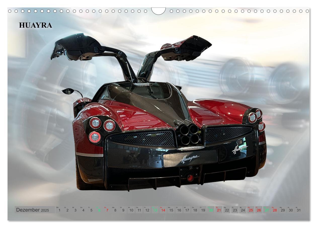 Bild: 9783383871955 | Pagani italienische Automobilkunst (Wandkalender 2025 DIN A3 quer),...