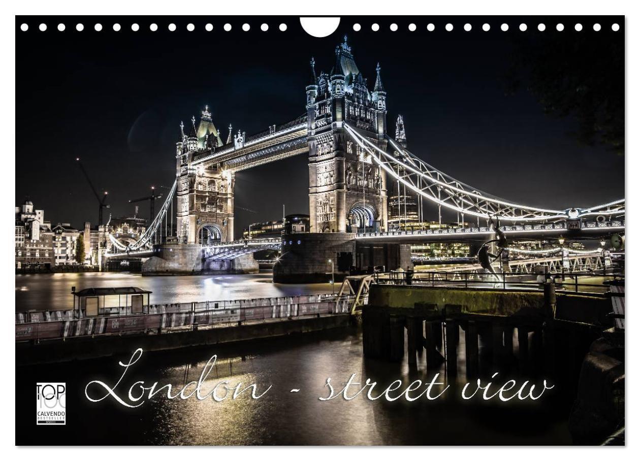 Cover: 9783435787111 | London - street view (Wandkalender 2025 DIN A4 quer), CALVENDO...