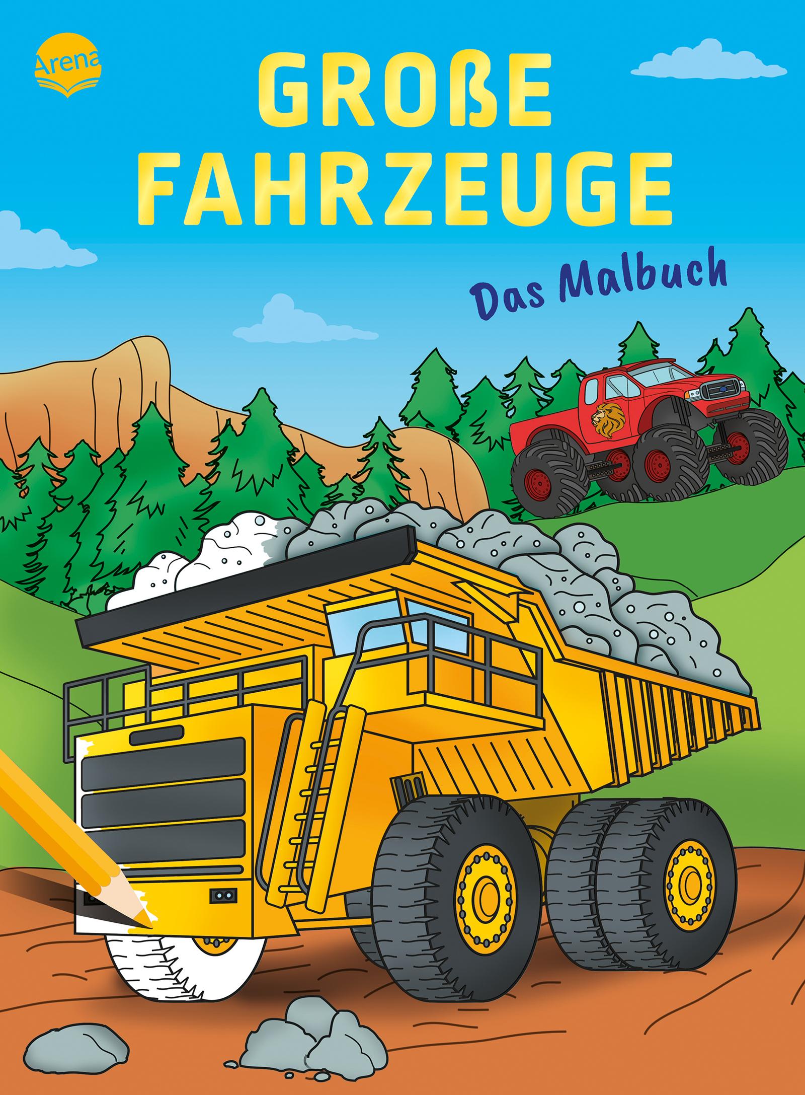 Cover: 9783401721941 | Das Malbuch. Große Fahrzeuge | Gunter Segers | Taschenbuch | 48 S.