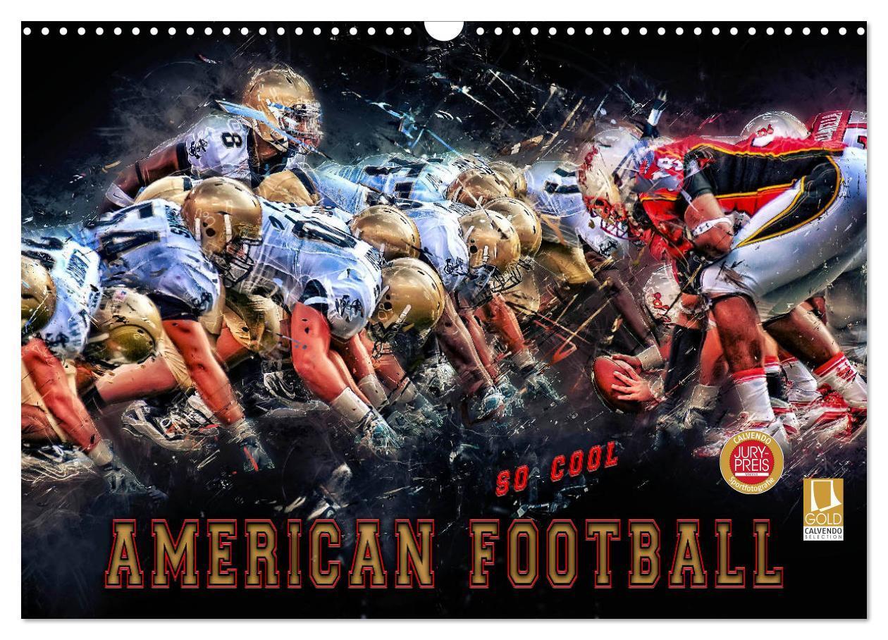 Cover: 9783675697638 | American Football - so cool (Wandkalender 2024 DIN A3 quer),...
