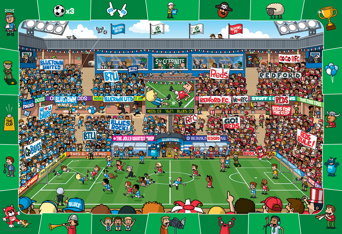 Bild: 628136604765 | Fußball - Suchen & Finden (Puzzle) | Spiel | In Spielebox | 2022
