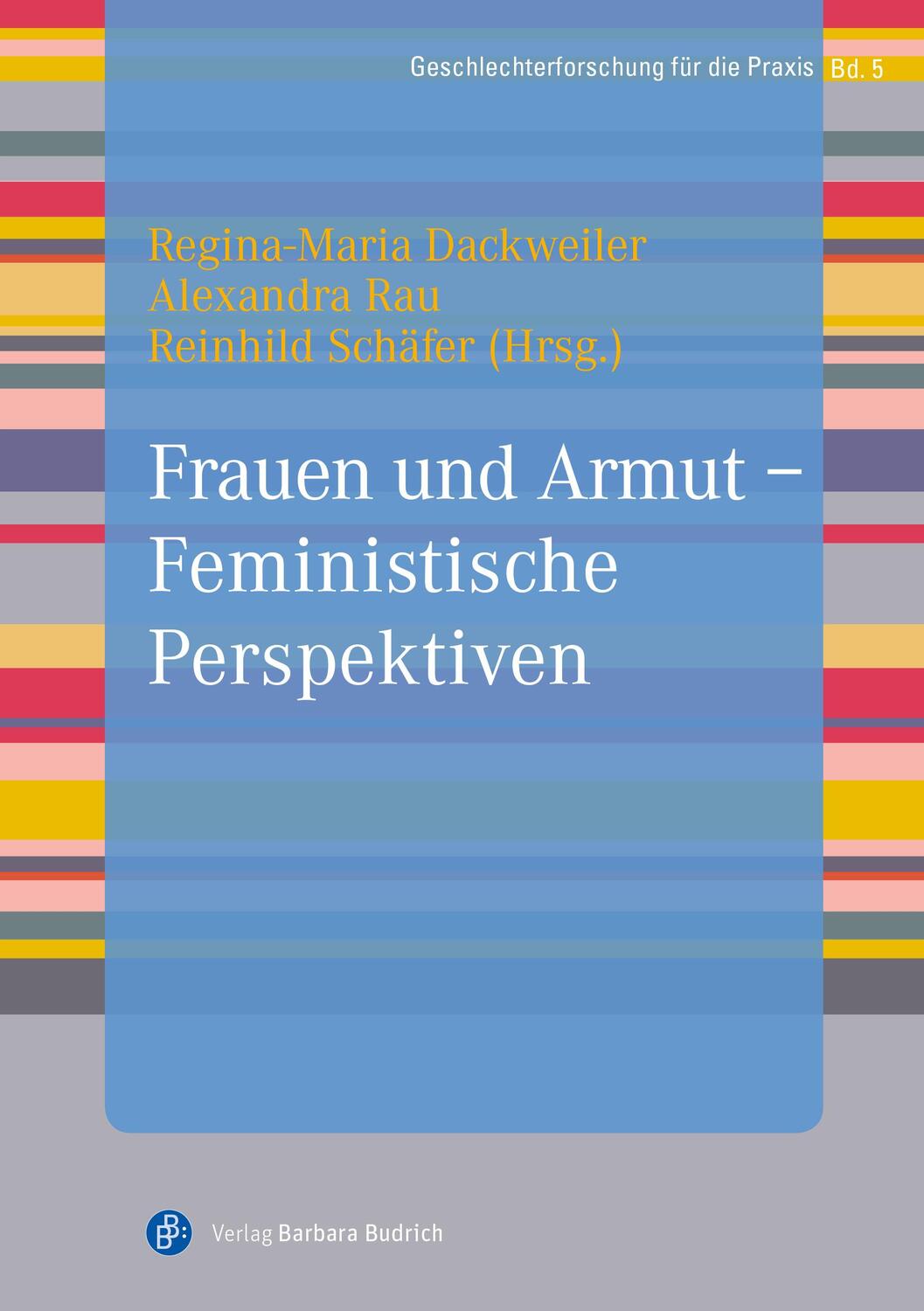 Cover: 9783847422037 | Frauen und Armut - Feministische Perspektiven | Dackweiler (u. a.)
