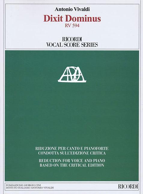 Cover: 9788875929930 | Dixit Dominus RV 594: Ricordi Vocal Score Series | Paul Everett | Buch