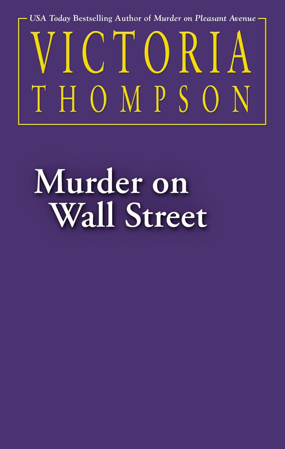 Cover: 9781984805775 | Murder on Wall Street | Victoria Thompson | Buch | Gaslight Mystery