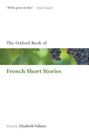 Cover: 9780199583171 | The Oxford Book of French Short Stories | Elizabeth Fallaize | Buch