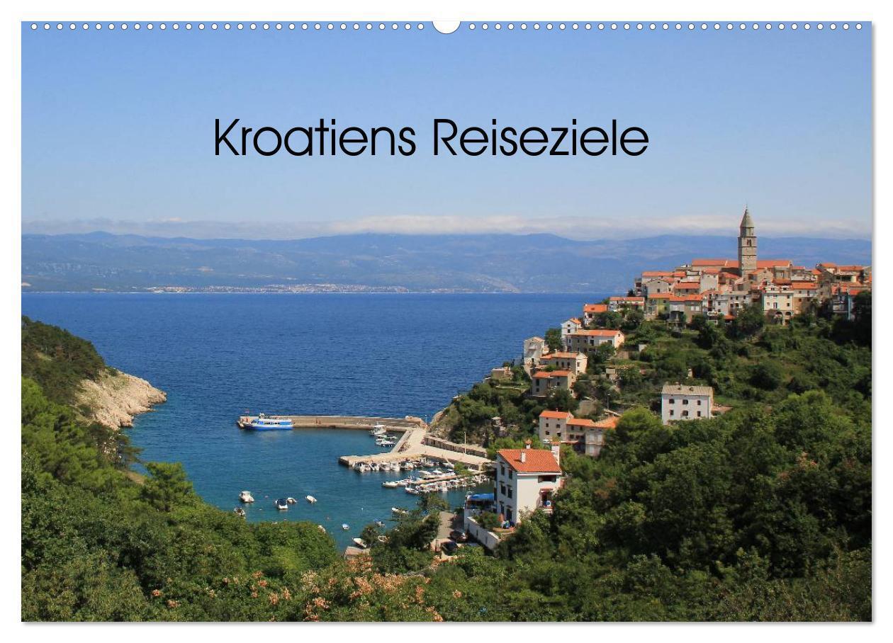 Cover: 9783383331152 | Kroatiens Reiseziele (Wandkalender 2024 DIN A2 quer), CALVENDO...