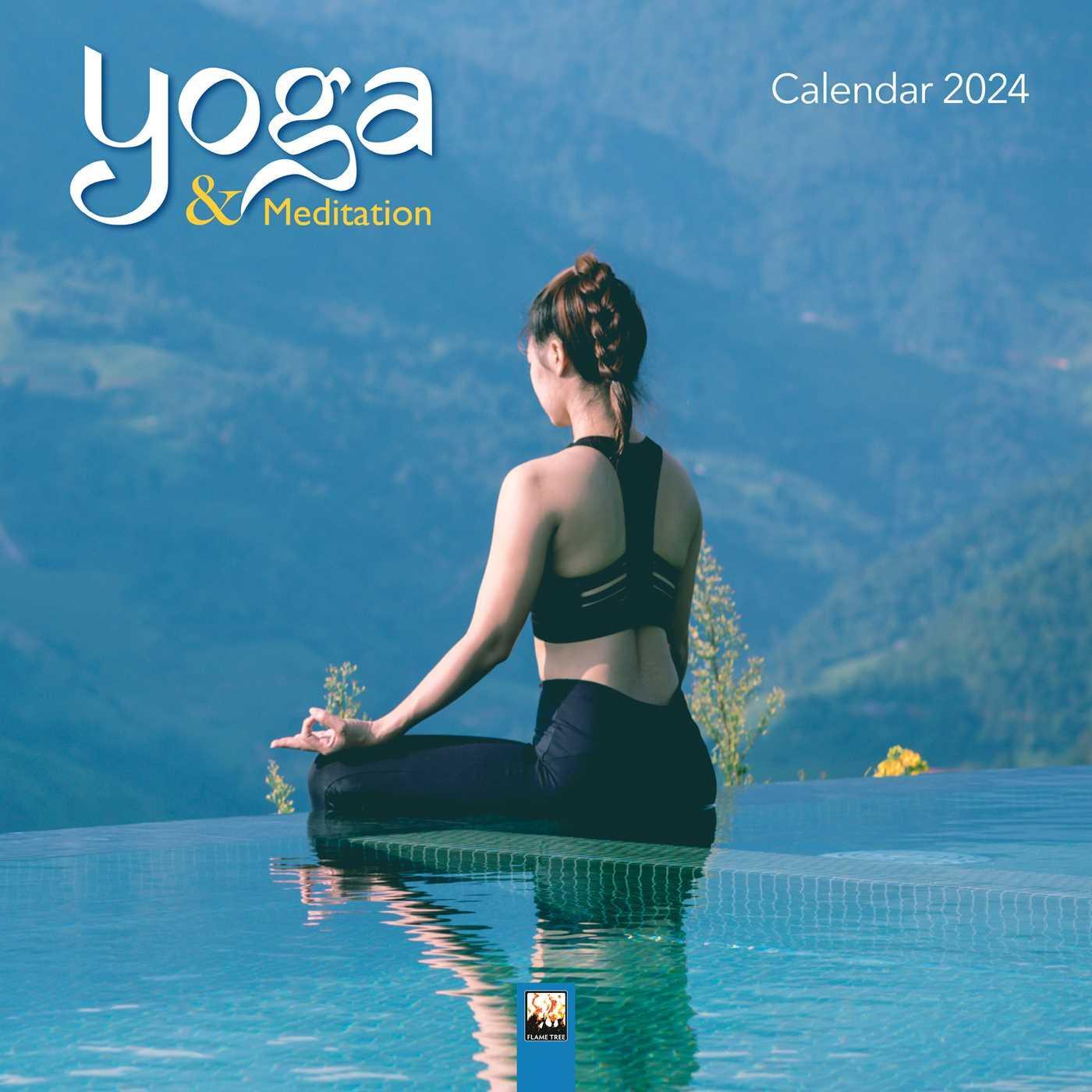 Cover: 9781804173732 | Yoga &amp; Meditation Wall Calendar 2024 (Art Calendar) | Kalender | 14 S.
