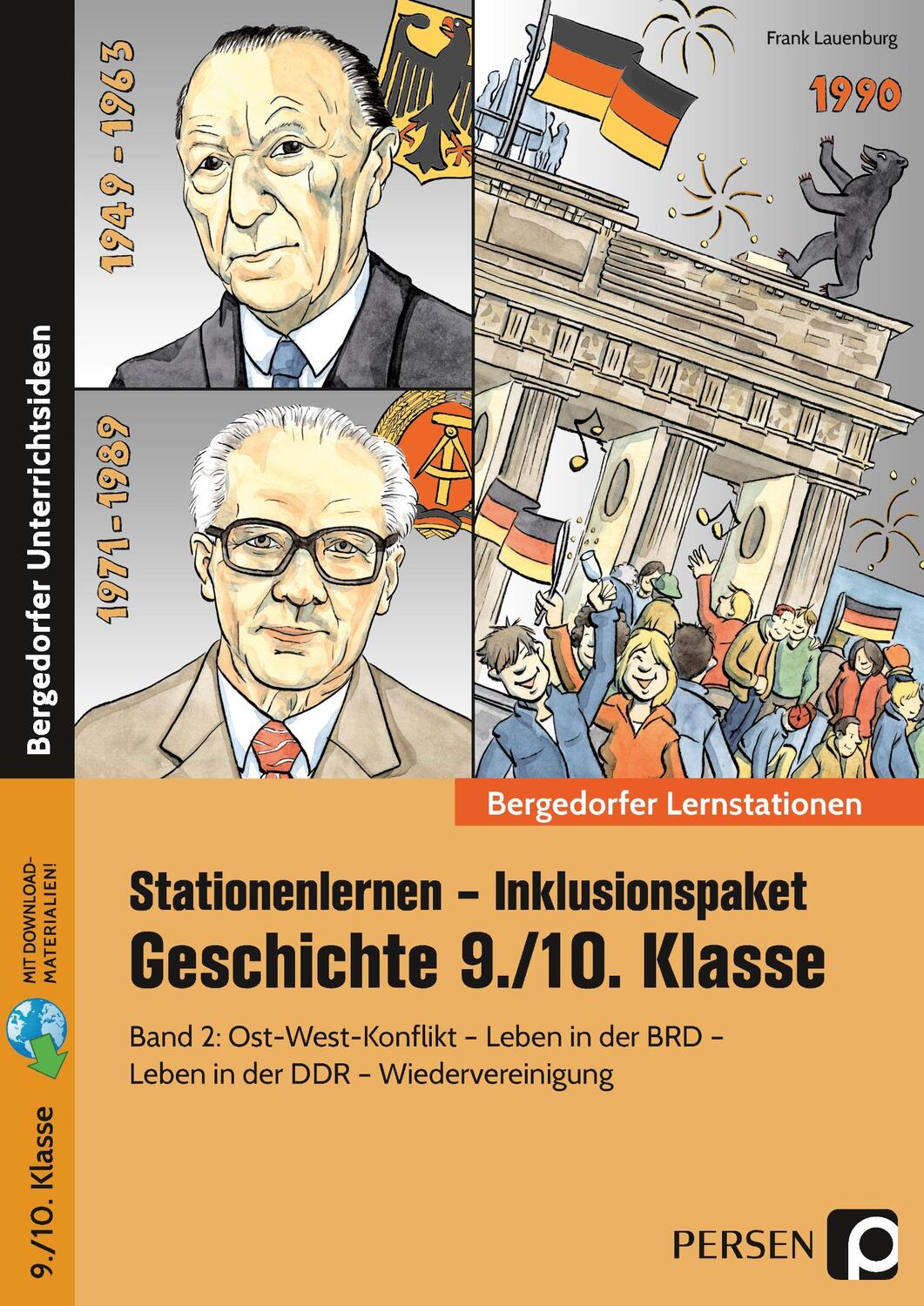 Cover: 9783403205364 | Stationenlernen Geschichte 9/10 Band 2 - inklusiv | Frank Lauenburg