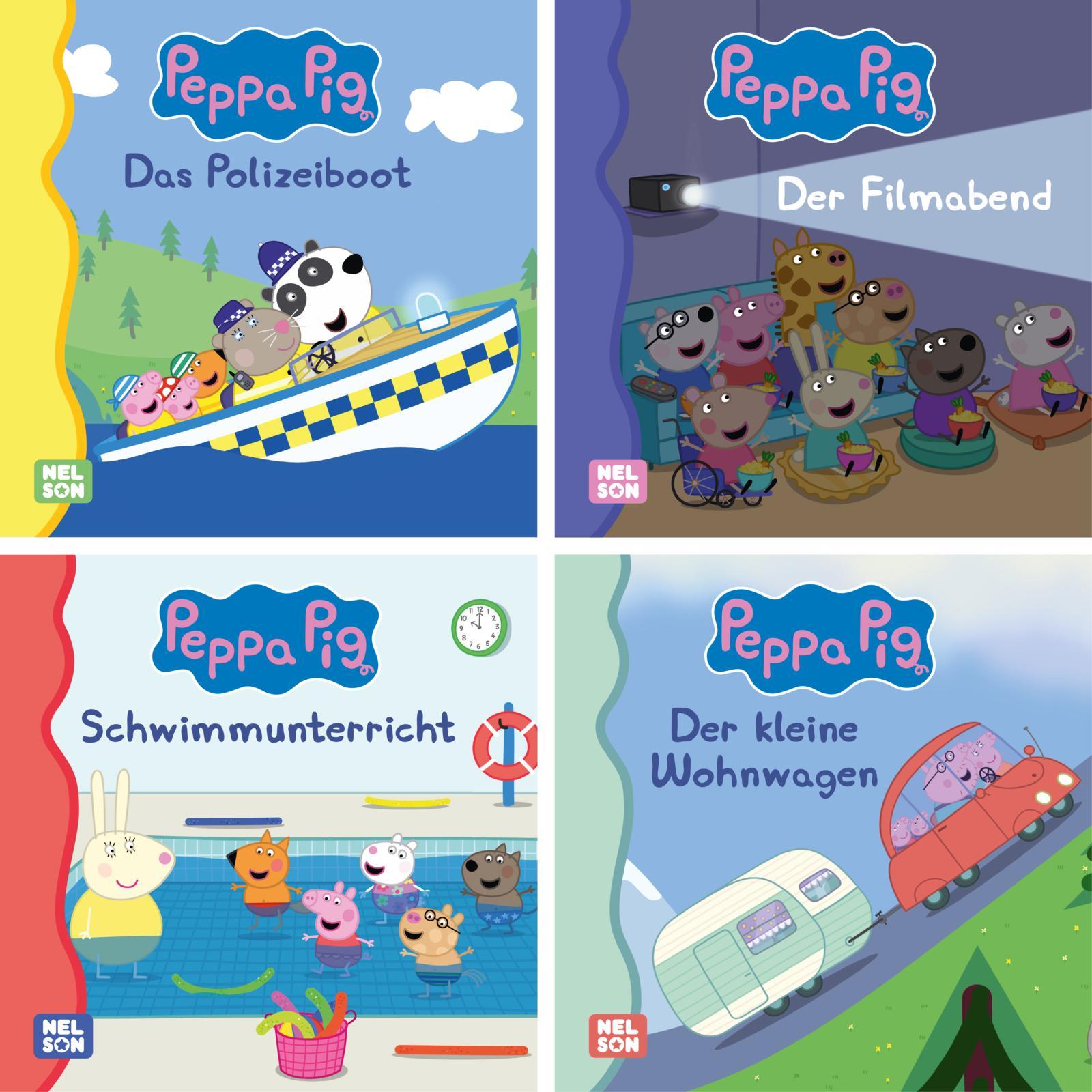 Cover: 9783845127309 | 4er-Set Maxi-Mini 50: Peppa Pig | Box | Nelson Maxi-Mini | 24 S.