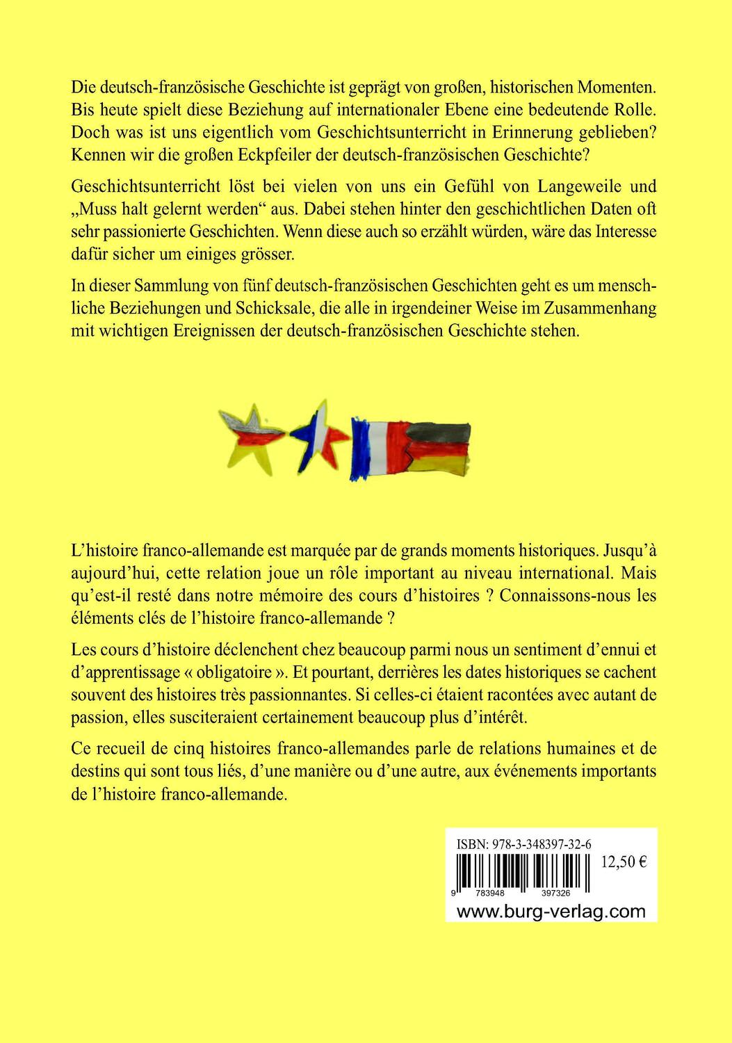Rückseite: 9783948397326 | Deutsch-französische Geschichte(n) | Histoire(s) franco-allemande(s)