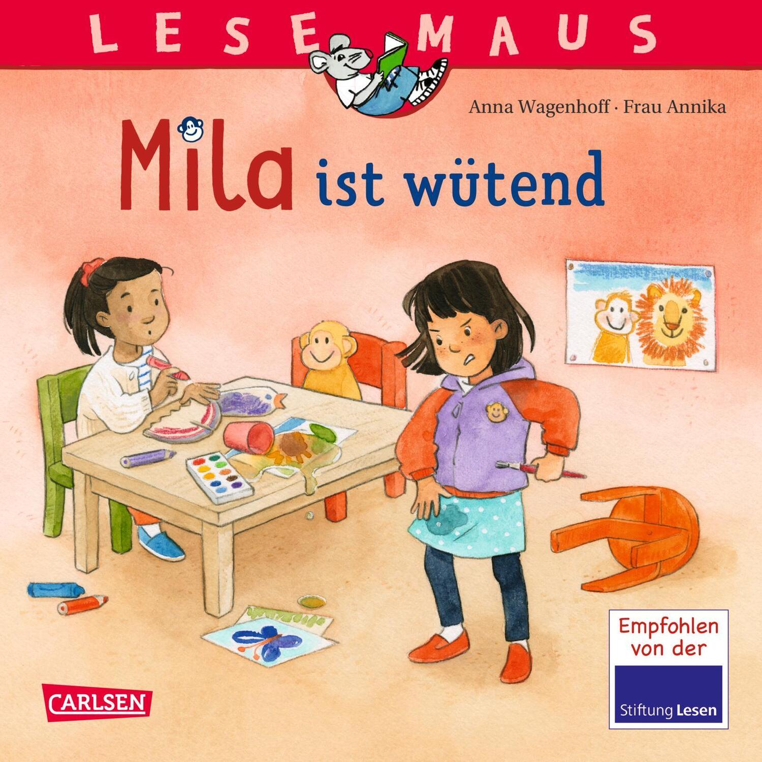 Cover: 9783551083838 | LESEMAUS 213: Mila ist wütend | Anna Wagenhoff | Taschenbuch | Deutsch