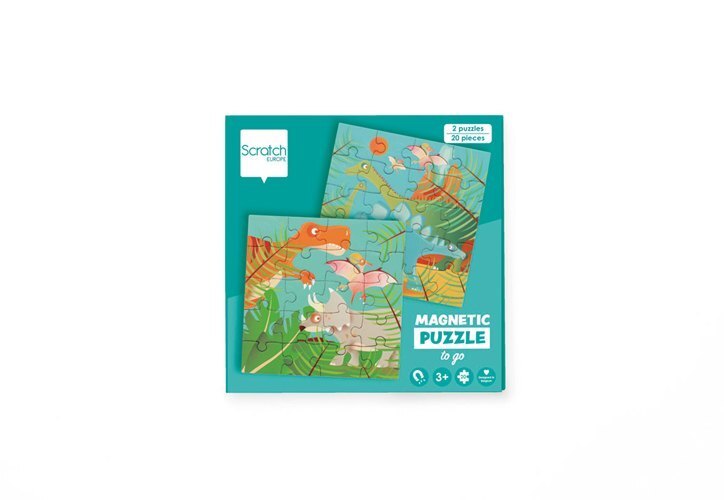 Cover: 5414561811510 | Magnetpuzzle Dinosaurier | Spiel | 2020 | Scratch | EAN 5414561811510