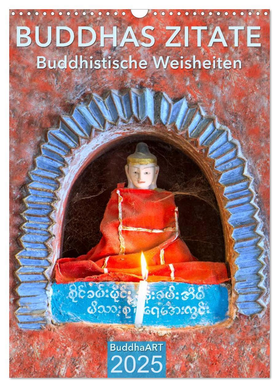 Cover: 9783457013021 | BUDDHAS ZITATE Buddhistische Weisheiten (Wandkalender 2025 DIN A3...