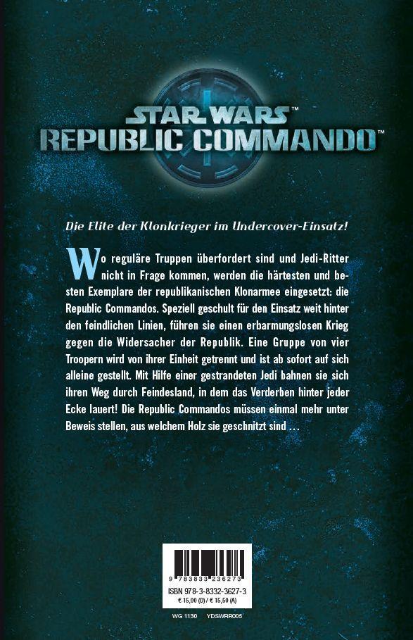 Rückseite: 9783833236273 | Star Wars: Republic Commando - Feindkontakt (Neuausgabe) | Traviss