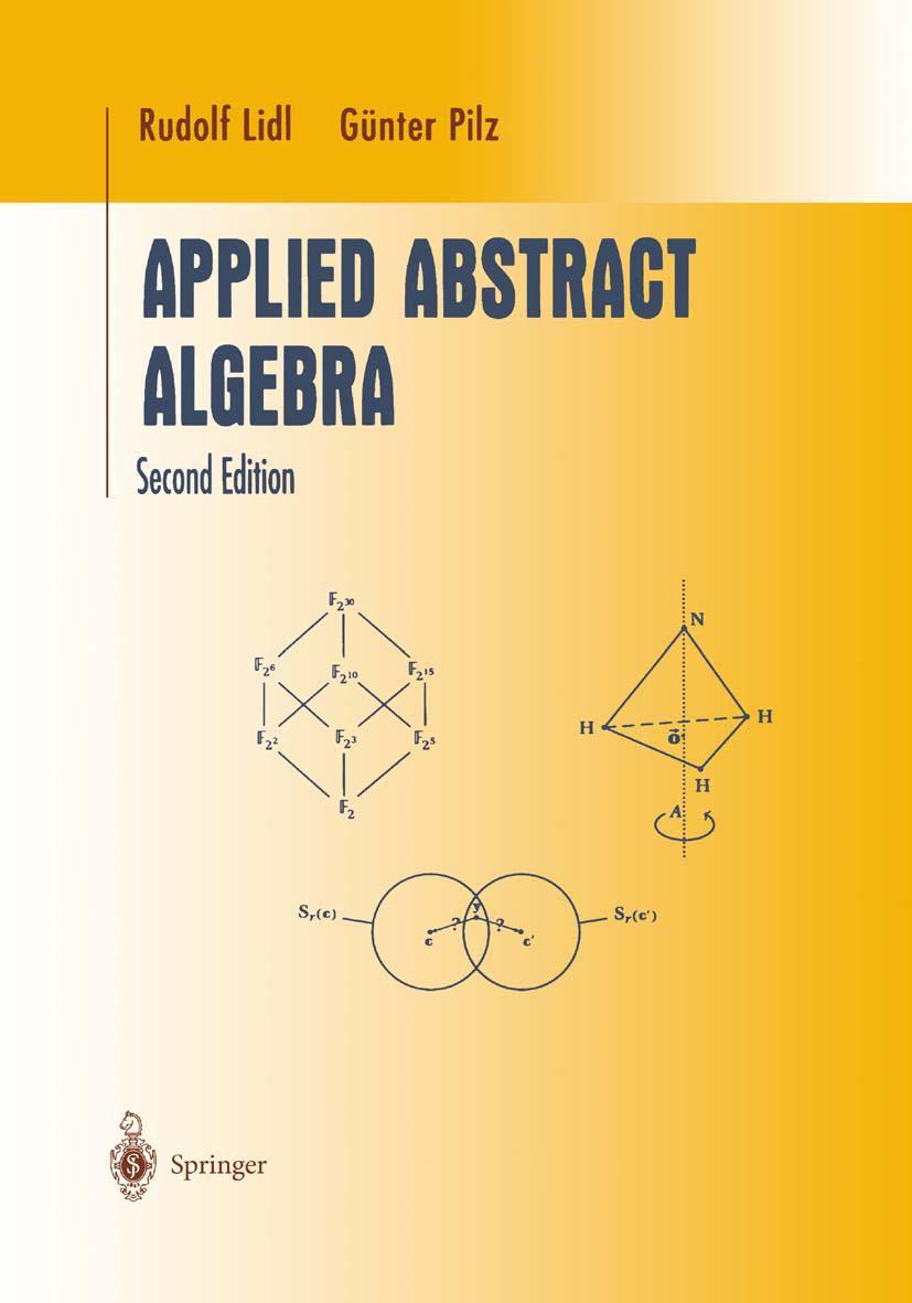 Cover: 9780387982908 | Applied Abstract Algebra | Günter Pilz (u. a.) | Buch | xvi | Englisch