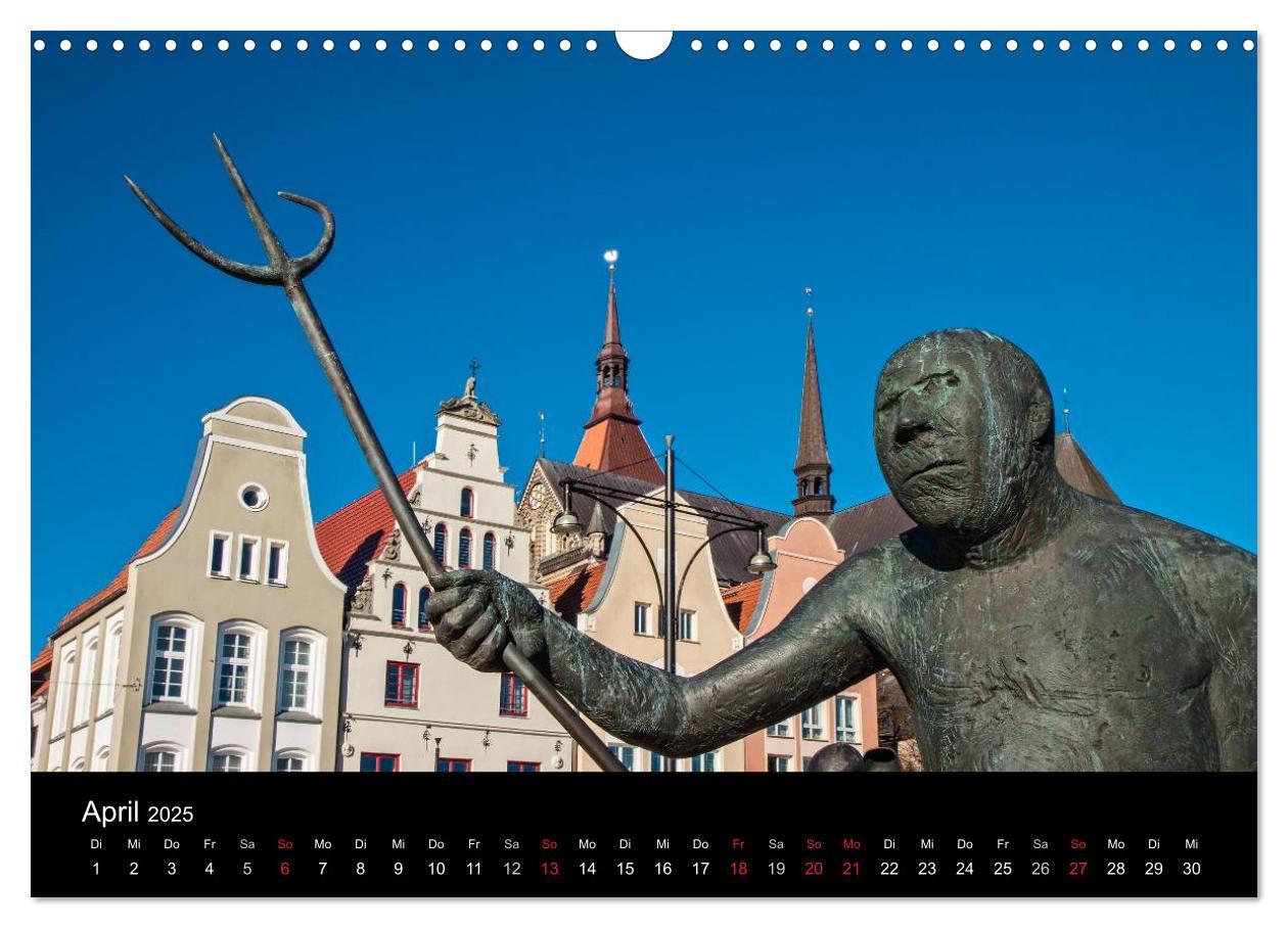 Bild: 9783435833320 | Rostock (Wandkalender 2025 DIN A3 quer), CALVENDO Monatskalender