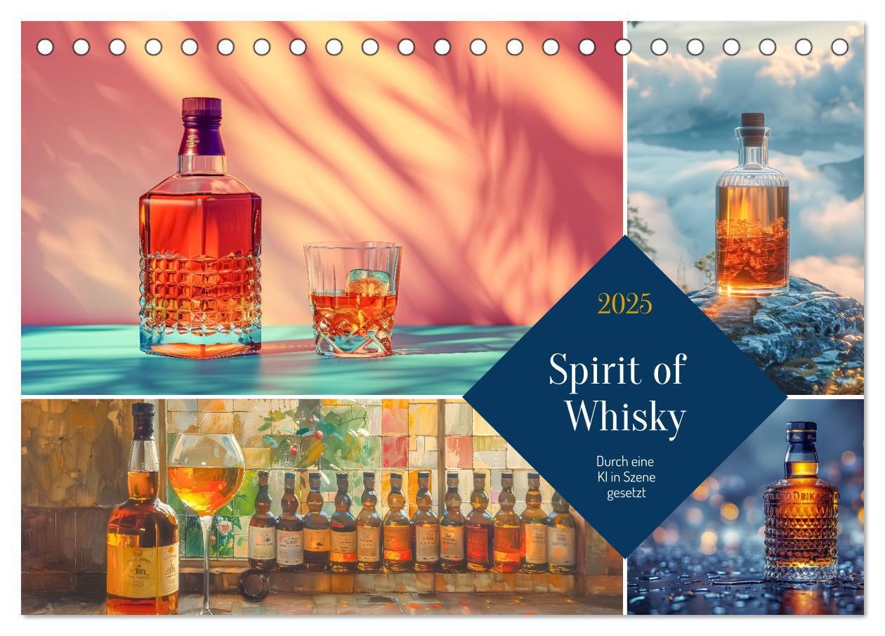 Cover: 9783457135983 | Spirit of Whisky (Tischkalender 2025 DIN A5 quer), CALVENDO...