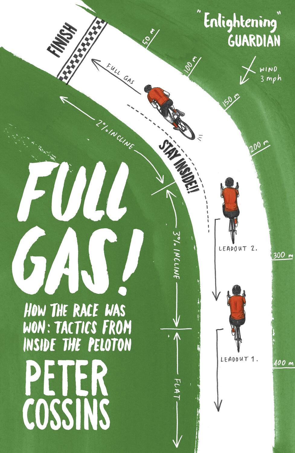 Cover: 9781787290204 | Full Gas | How to Win a Bike Race - Tactics from Inside the Peloton