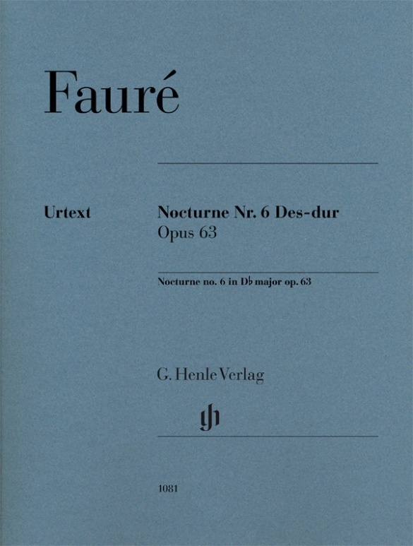 Cover: 9790201810812 | Fauré, Gabriel - Nocturne Nr. 6 Des-dur op. 63 | Felix Loy | Buch