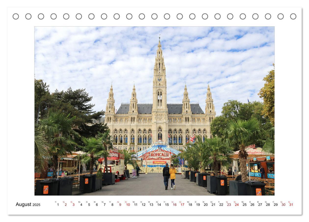 Bild: 9783457219843 | Bezauberndes Wien (Tischkalender 2025 DIN A5 quer), CALVENDO...