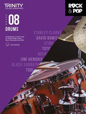 Cover: 9780857366467 | Trinity College London Rock &amp; Pop 2018 Drums Grade 8 | Broschüre