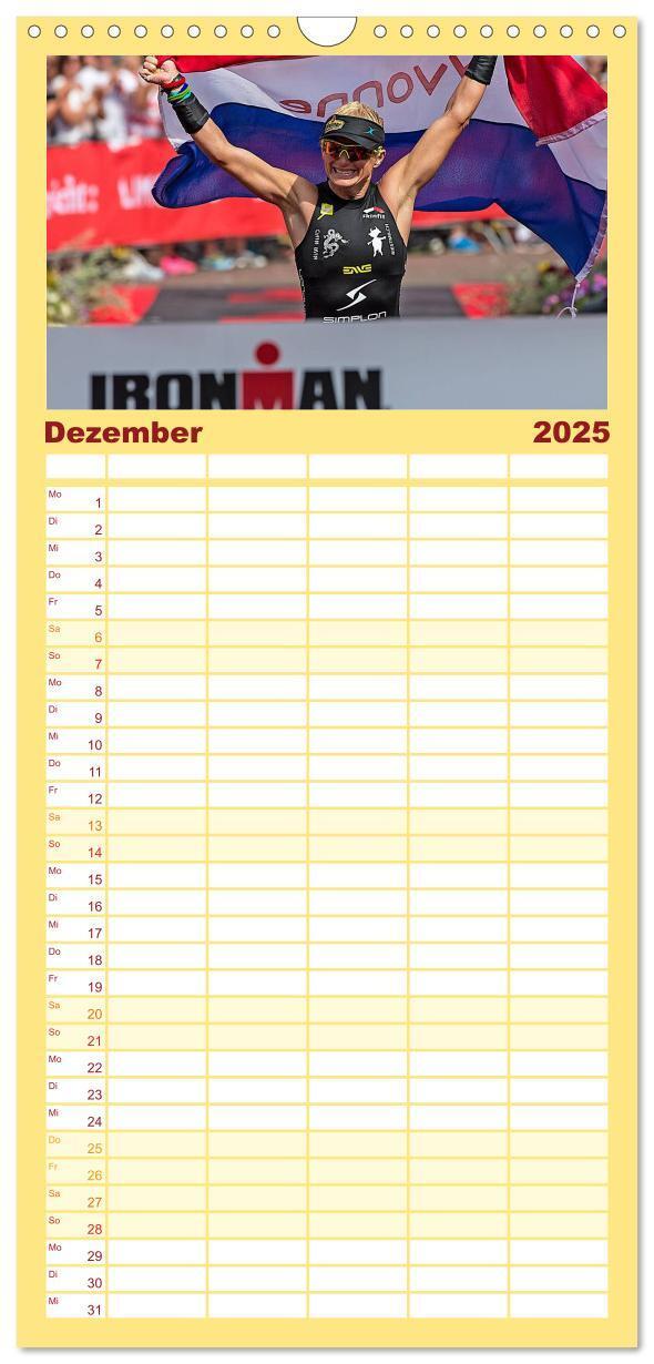 Bild: 9783457113325 | Familienplaner 2025 - TRIATHLON mit 5 Spalten (Wandkalender, 21 x...