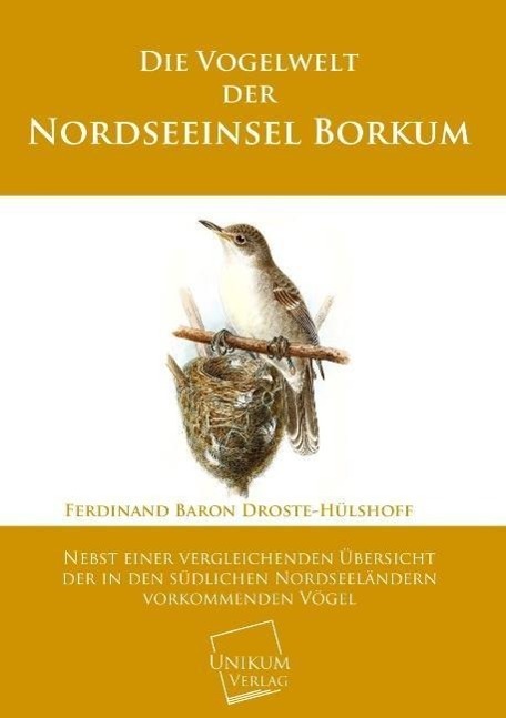 Cover: 9783845701974 | Die Vogelwelt der Nordseeinsel Borkum | Droste-Hülshoff | Taschenbuch