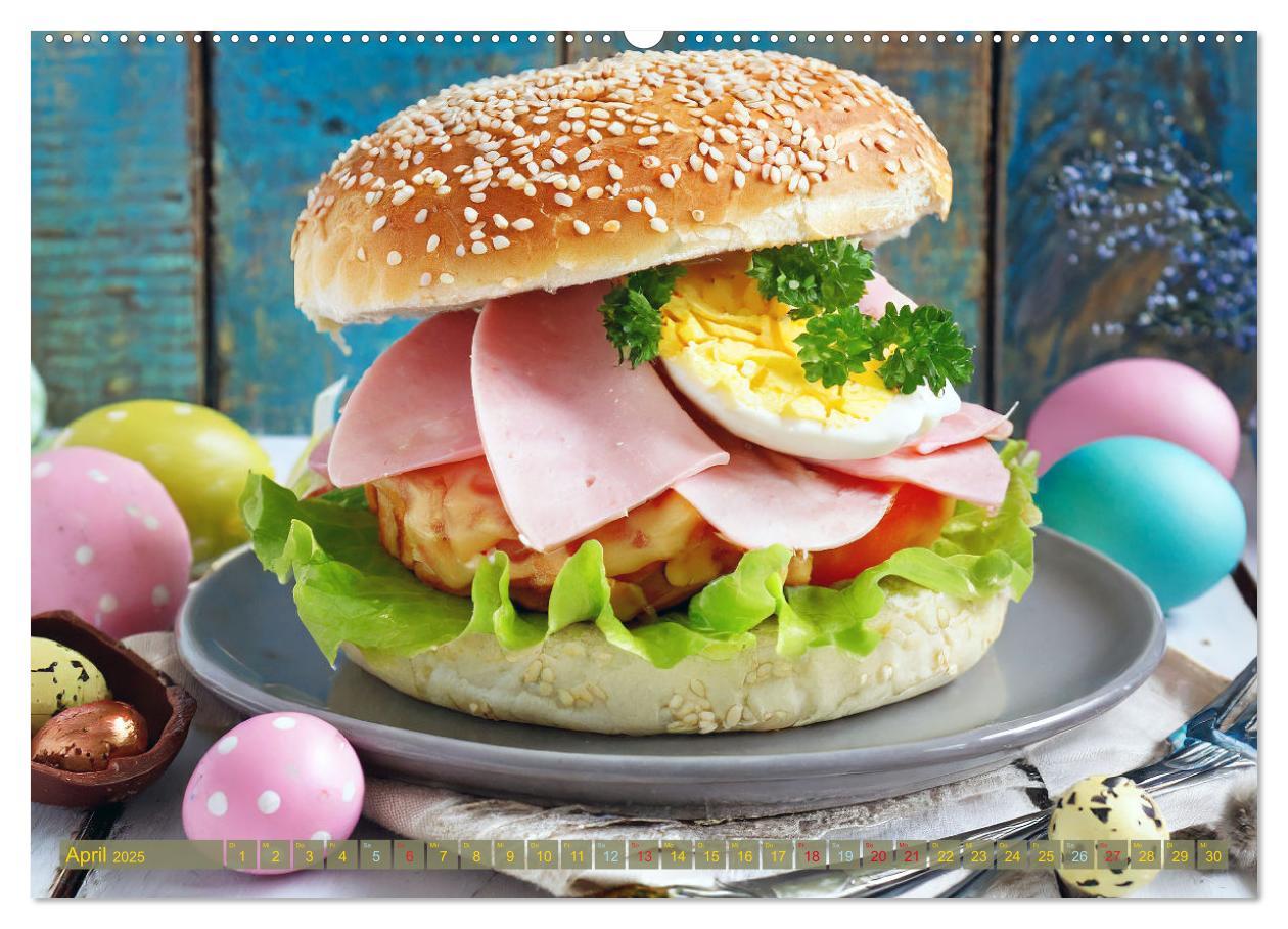 Bild: 9783457037010 | Unsere Burger Deluxe (Wandkalender 2025 DIN A2 quer), CALVENDO...