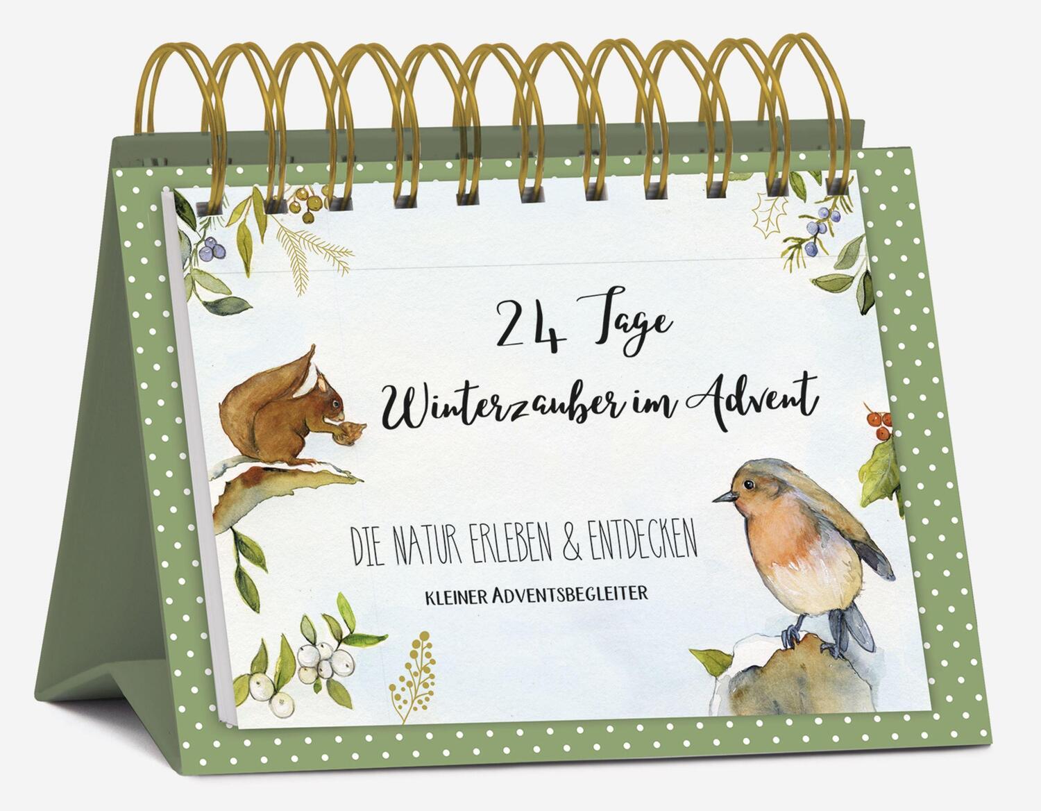 Cover: 9783782797566 | Tisch-Adventskalender "24 Tage Winterzauber im Advent" | Verlag Korsch
