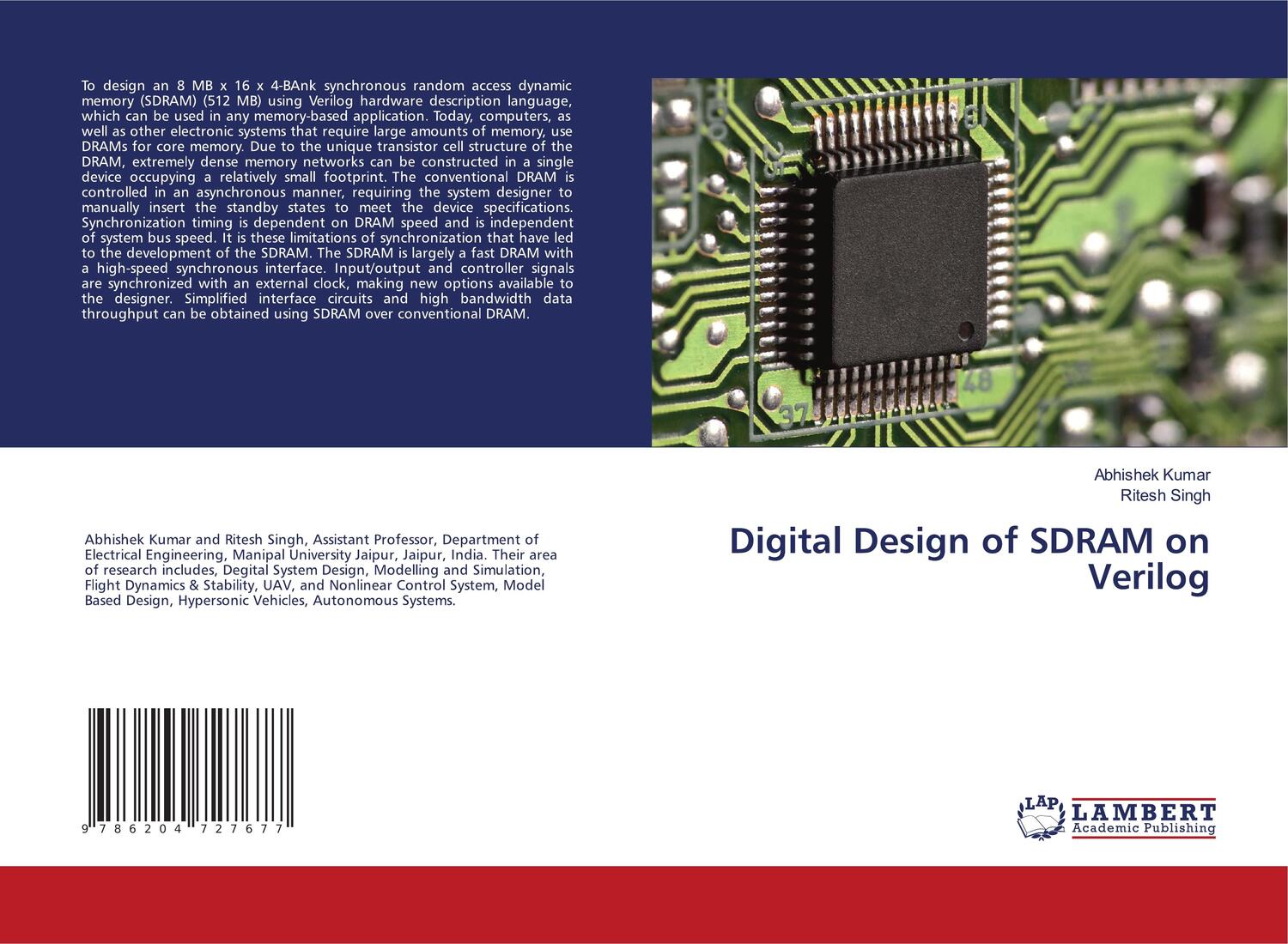 Cover: 9786204727677 | Digital Design of SDRAM on Verilog | Abhishek Kumar (u. a.) | Buch