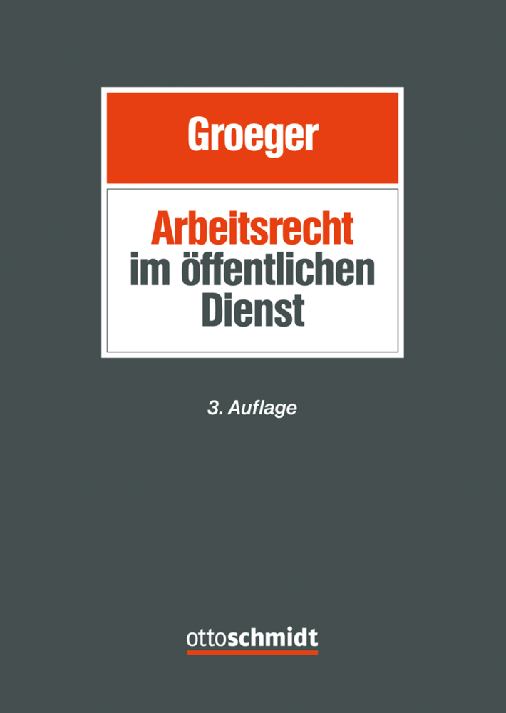 Cover: 9783504420642 | Arbeitsrecht im öffentlichen Dienst | Axel Groeger | Buch | Deutsch