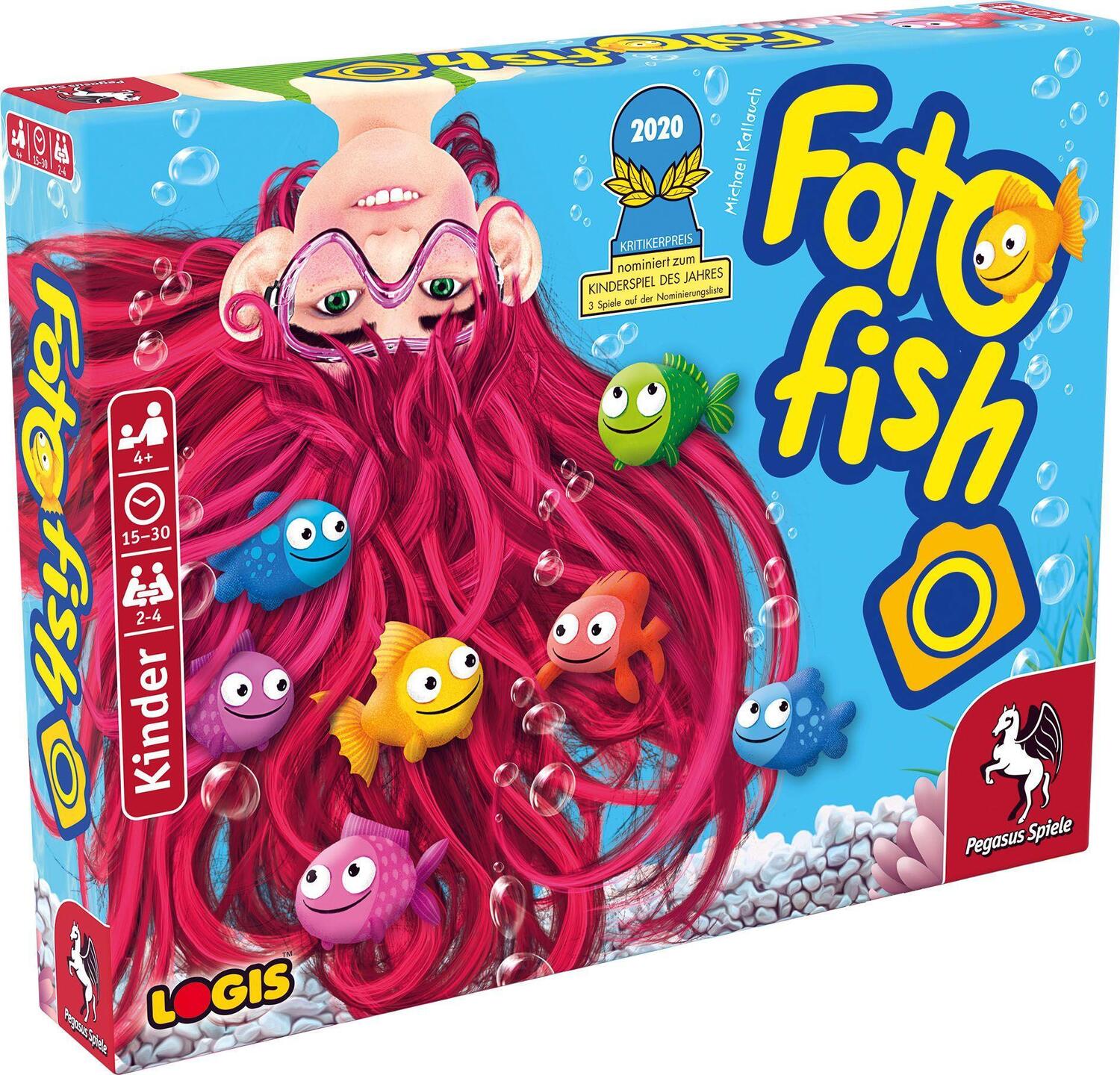 Bild: 4250231727689 | Foto Fish *Nominiert Kinderspiel des Jahres 2020* | Spiel | Deutsch