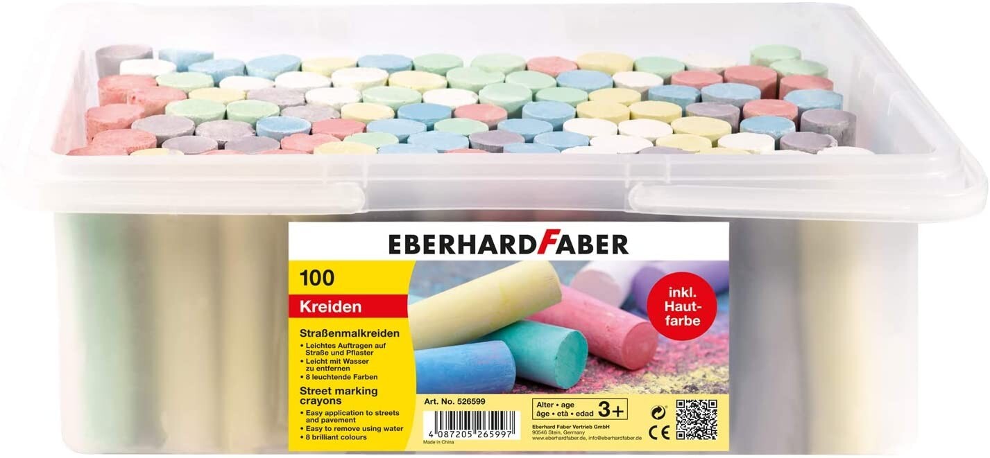 Cover: 4087205265997 | Eberhard Faber 526599 - Straßenmalkreide, 100er Eimer | 526599 | 2020