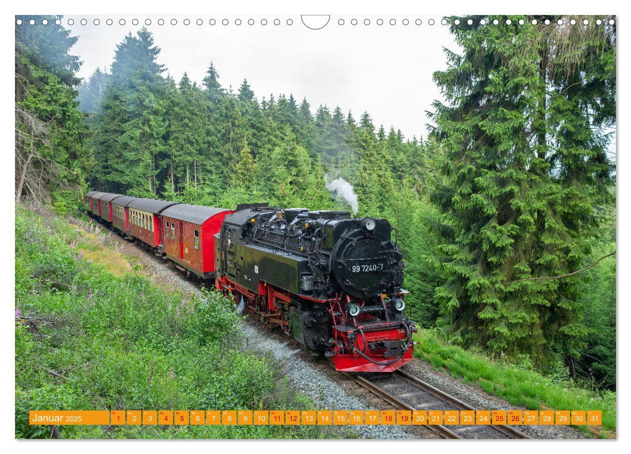 Bild: 9783435047826 | Dampfeisenbahnen in Deutschland (Wandkalender 2025 DIN A3 quer),...