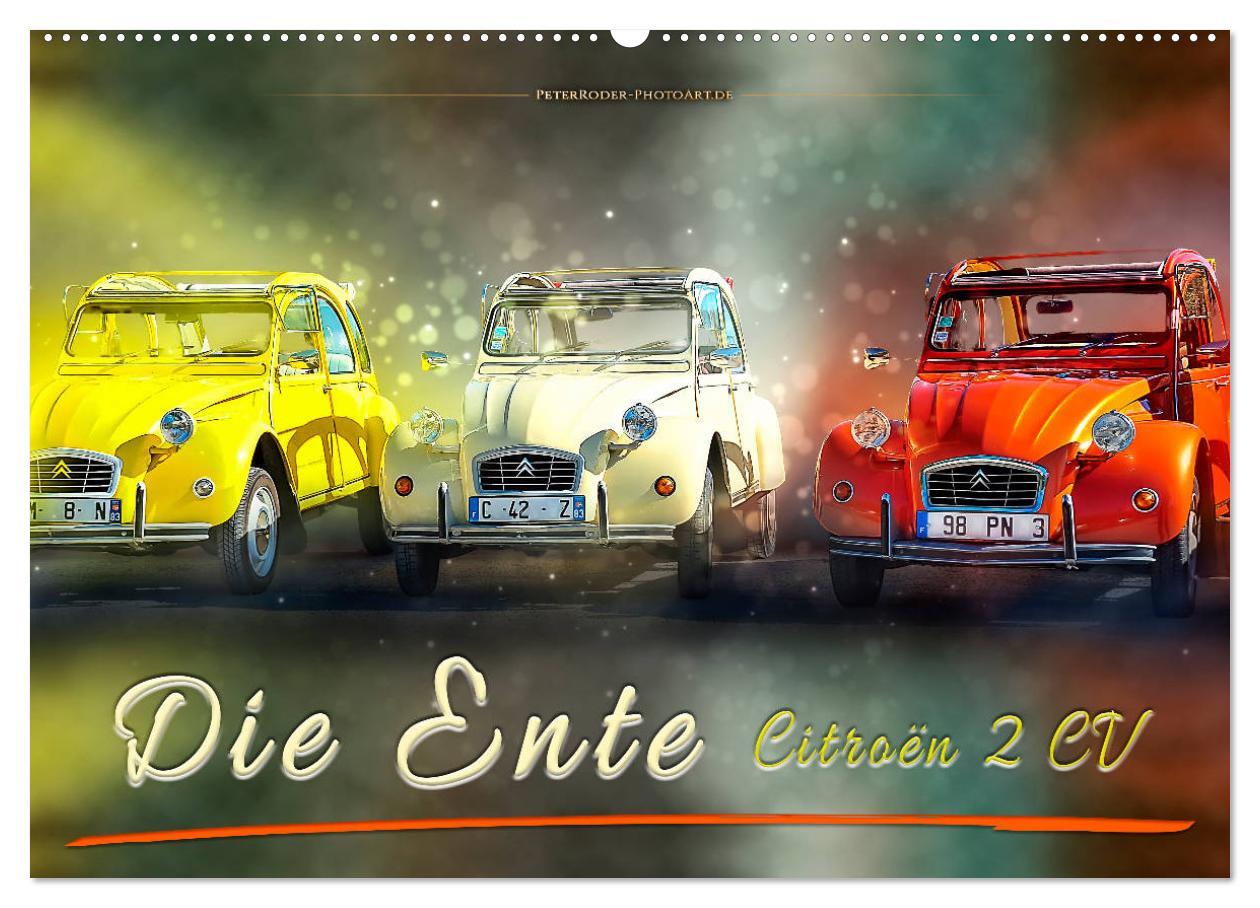 Cover: 9783435348640 | Die Ente - Citroën 2CV (Wandkalender 2025 DIN A2 quer), CALVENDO...