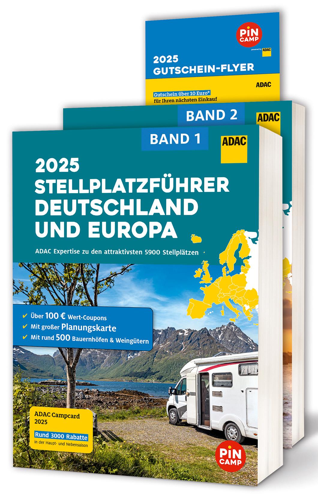 Cover: 9783986451400 | ADAC Stellplatzführer 2025 Deutschland und Europa | Taschenbuch | 2025